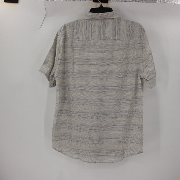 Outerknown Button Up Shirt Mens Medium Short Sleeve Organic Cotton Linen Resort - Picture 7 of 11